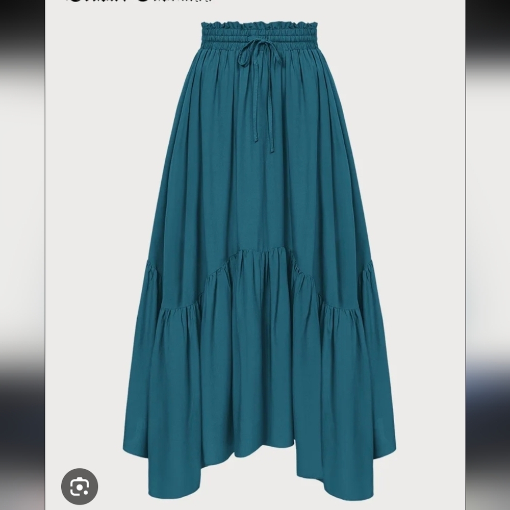 Scarlet Darkness Renaissance Skirt With Pockets
